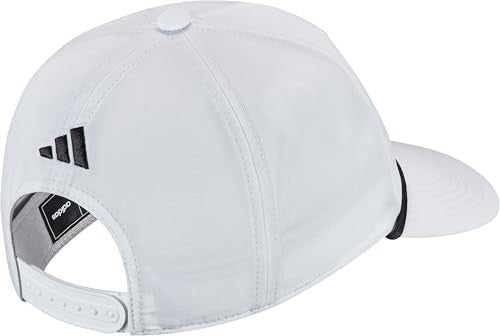 adidas Ultimate365 Tour Stripe and Pines Hat, White, One Size