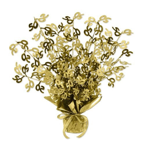50 Gleam 'N Burst Gold Centerpiece Pack of 2