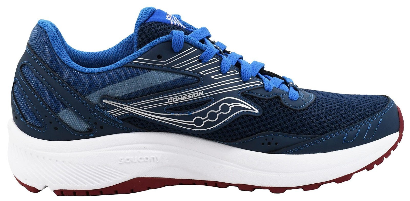 Saucony Men's Cohesion 15 Running Shoe, Navy,9.5 M
