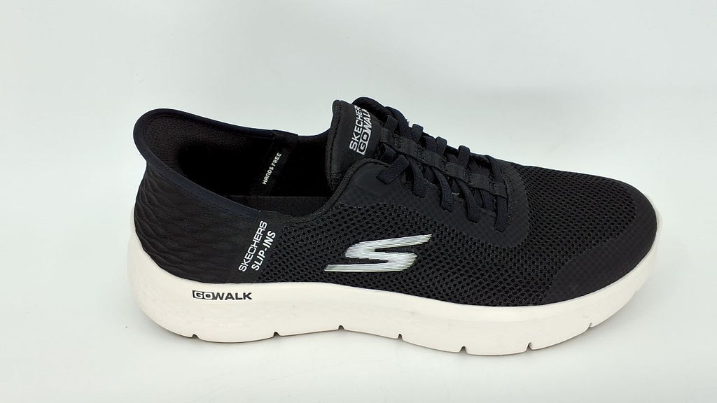 Women's Skechers Go Walk Flex Hands-Free Slip-Ins, Black/White, 10 US