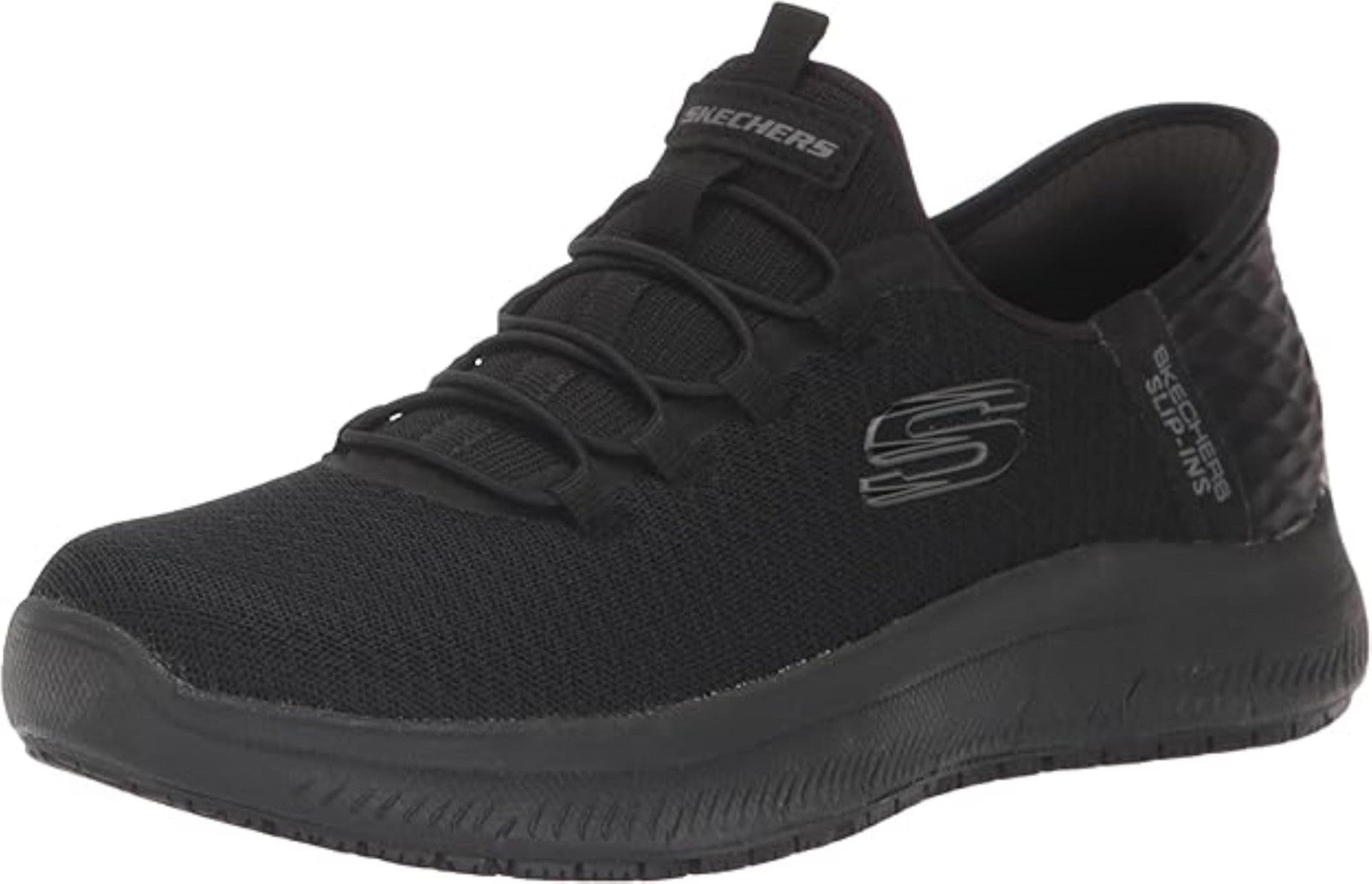 Skechers Black Slip-Ins, Women's 11 Wide, Slip Resistant Work Shoes