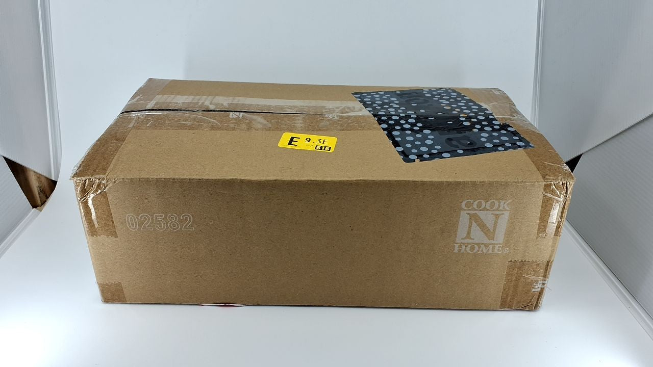 2-Qt Nonstick Saucepan w/ Glass Lid, Black Aluminum Cookware