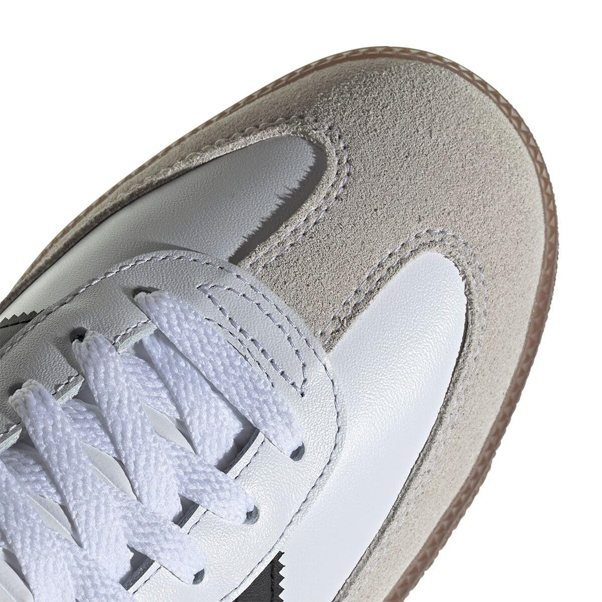 adidas Unisex-Adult Samba Indoor, White/Black/Vivid Red, 5