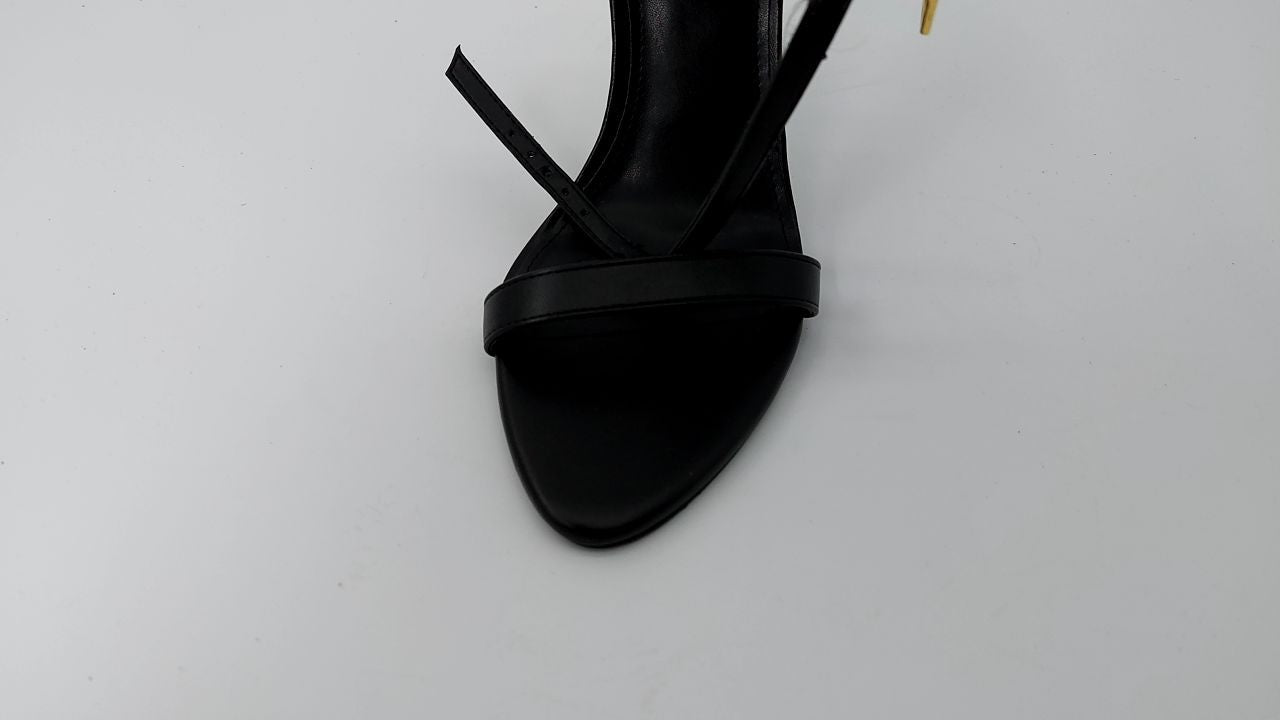 Nine West Women's Reina3 Heeled Sandal, Black, 7.5