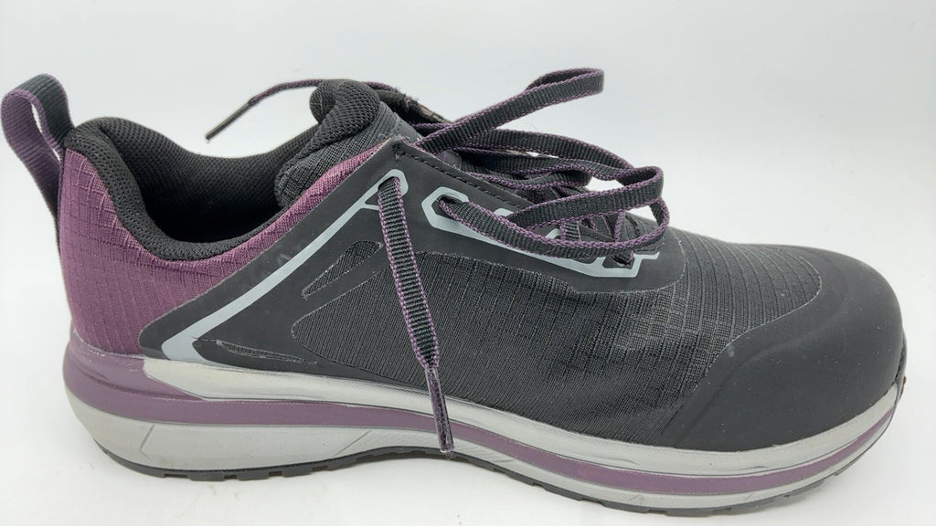 ARIAT Womens Outpace™ Composite Toe Safety Shoe Black/Shadow Purple 8 Wide