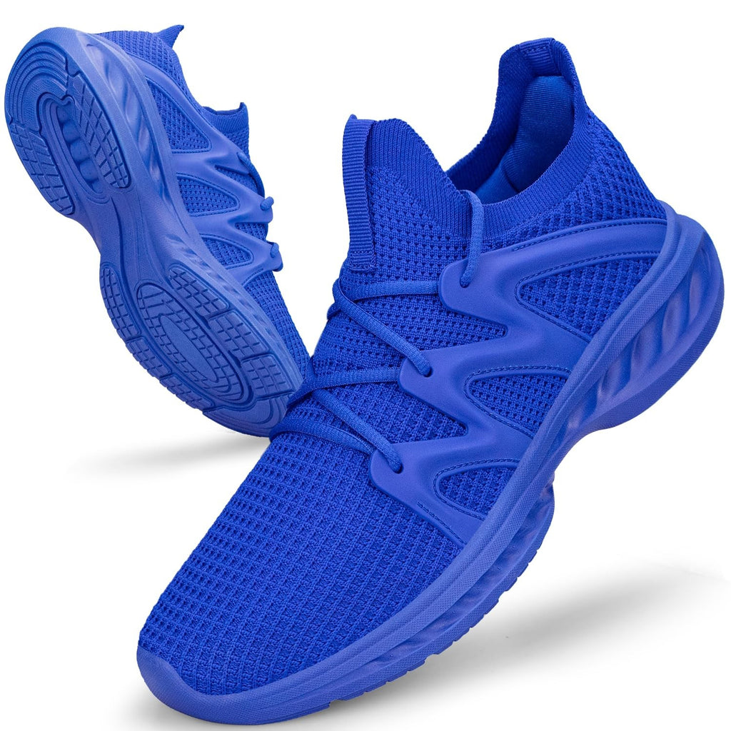Light Blue Men's Slip-On Running Shoes 11 Pujcs Athletic Sneakers