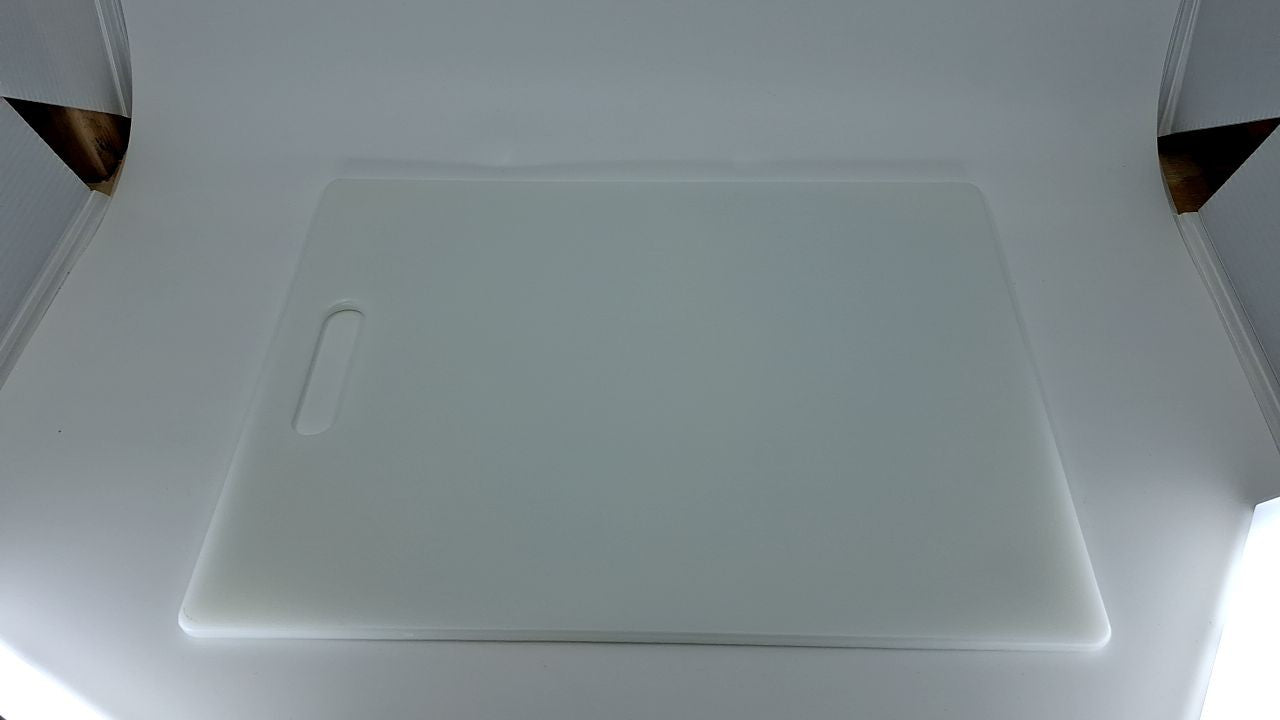 Dexas NSF Polysafe Cutting Board with Handle, 11 by 14.5 inches, White