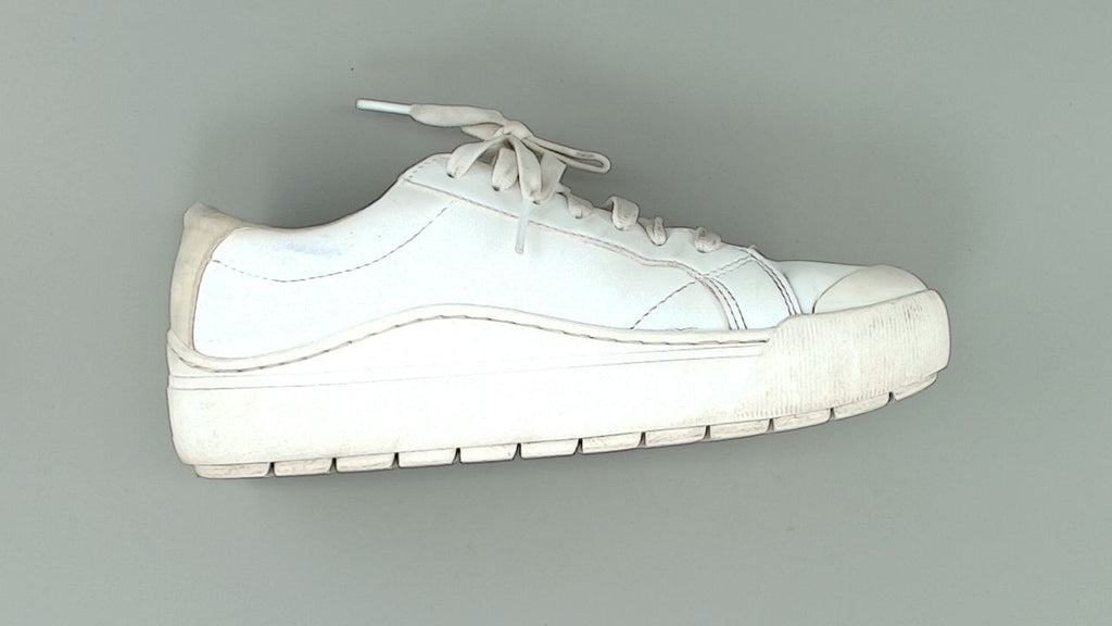 Dr. Scholl's Shoes Womens Time Off Platform Slip On Fashion Sneaker,White,7.5