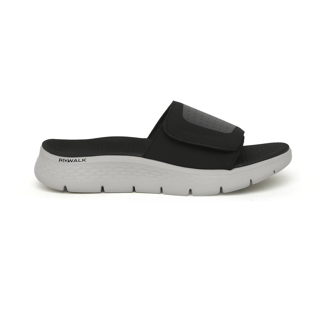 Skechers Men's Go Walk Flex Sandal-Sandbar, Black, 12