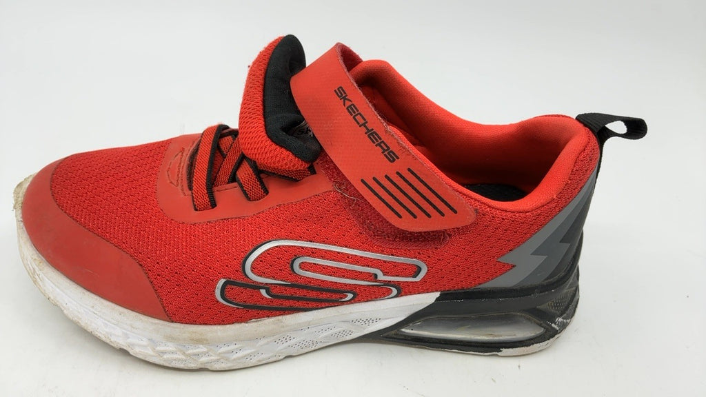 Skechers Kids Boys Microspec Max Ii Sneaker, Red/Black, 1.5, Little Kid