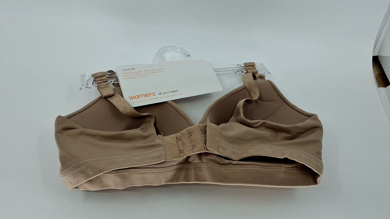 Warner's Cloud 9 Super Soft Bra 1269, Toasted Almond, Size 32C