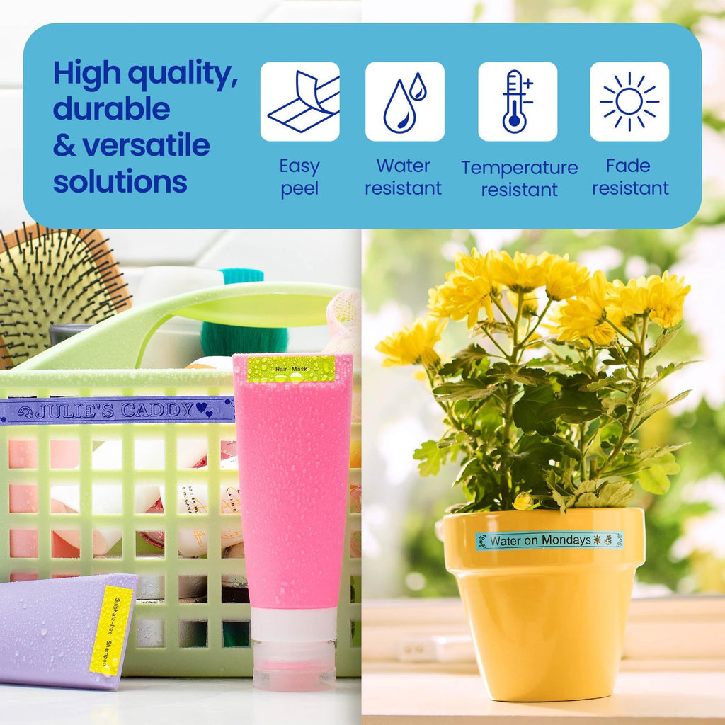 Brother P-Touch Btag131 Label Tape 1/2in x 13.1ft Black on Clear