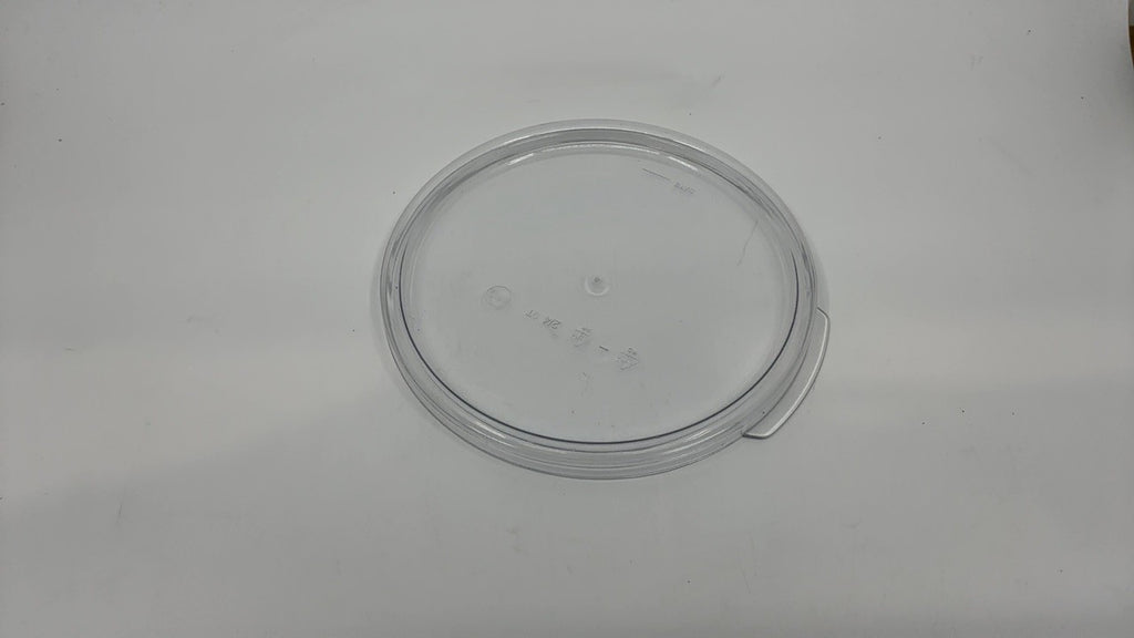 Met Lux Clear Plastic Food Storage Container Lid, 7.25in, Dishwashable