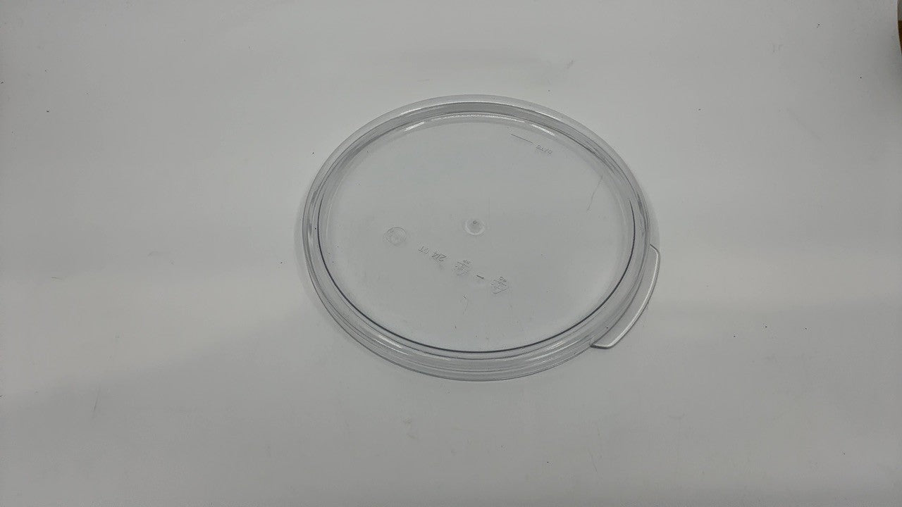 Met Lux Clear Plastic Food Storage Container Lid, 7.25in, Dishwashable
