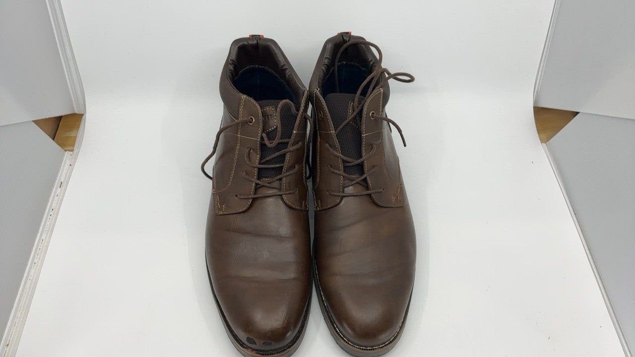 Nunn Bush Plain Toe Chukka Boot, Men's 12W, Brown Multi, Cushioned