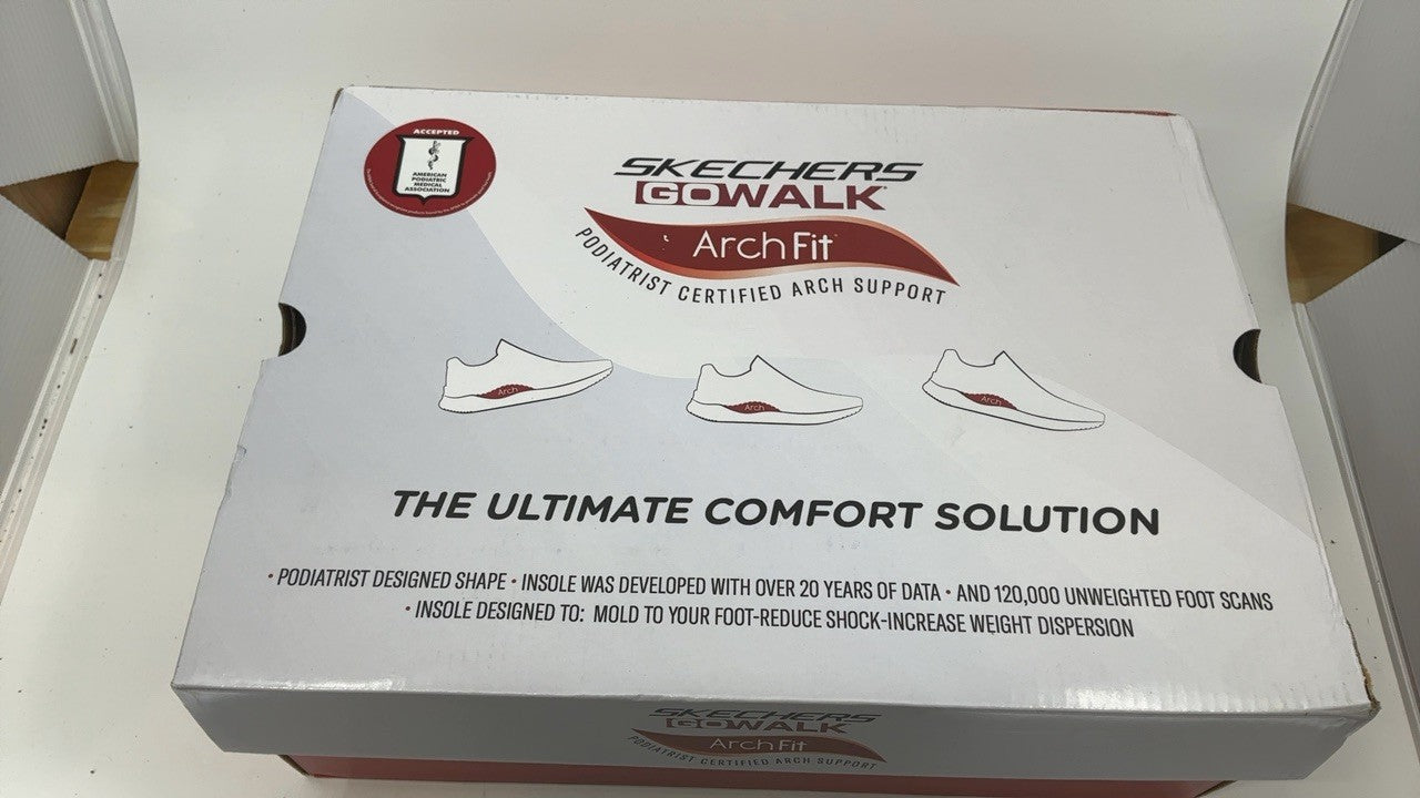 Men's Skechers Gowalk Arch Fit Walking Sneakers, Navy/Gold, Size 13