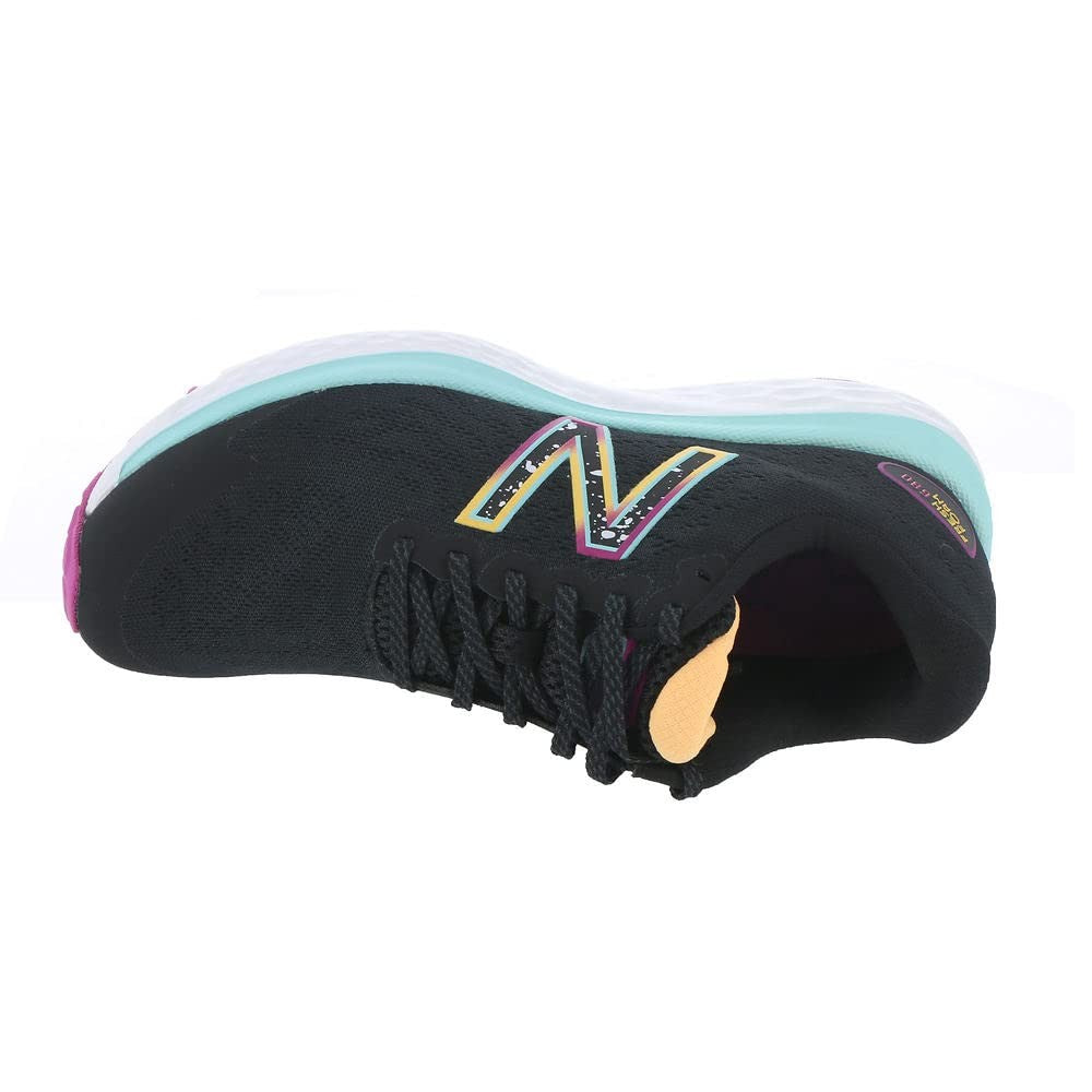 New Balance Women's Fresh Foam 680 V7 Running Shoe, Black/Surf/Lemonade, 6