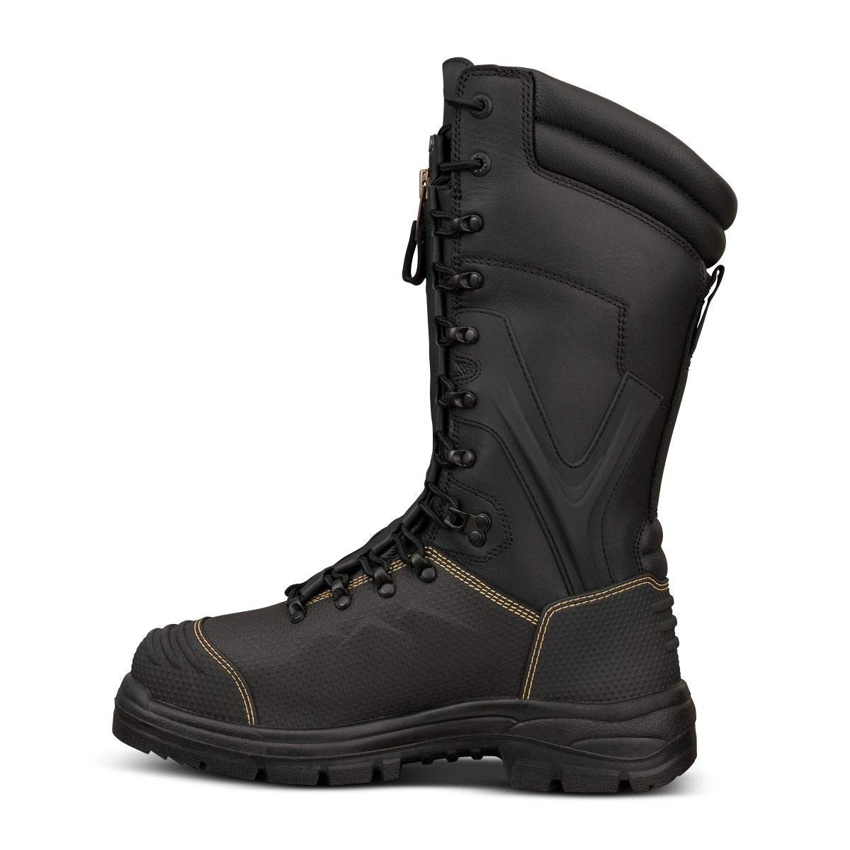 Oliver Men's 14" Met Guard SD Steel Toe Mining Boot, Black - 9.5 Medium