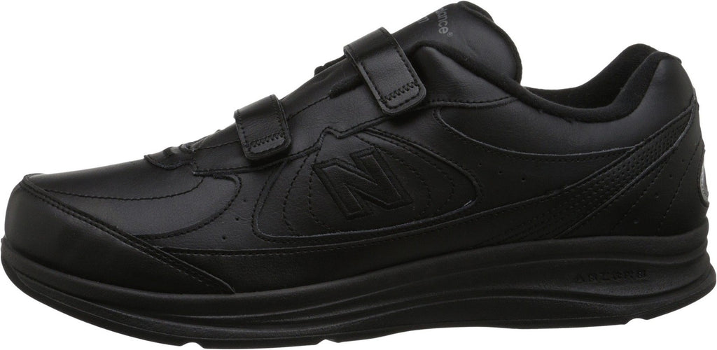 New Balance Men's 577 V1 Hook and Loop Shoe, Black, 12.5 X-Wide