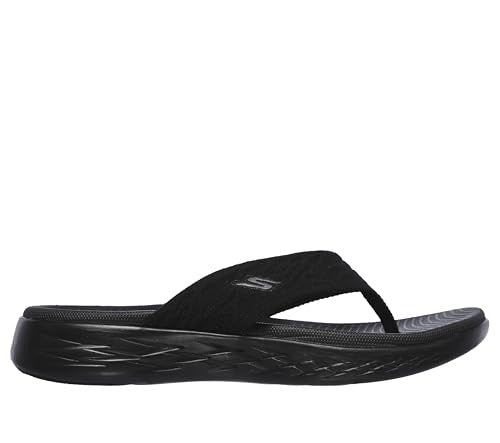Skechers Women's On-The-Go 600 Sunny, Black, 9