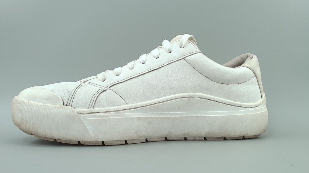 Dr. Scholl's Womens Time Off Sneaker White Smooth 9M