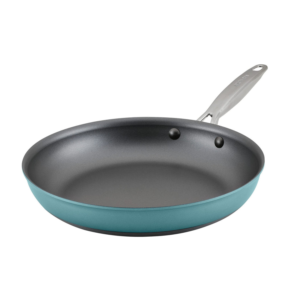 Anolon Achieve Hard Anodized Nonstick Frying Pan/Skillet, 12 Inch, Teal