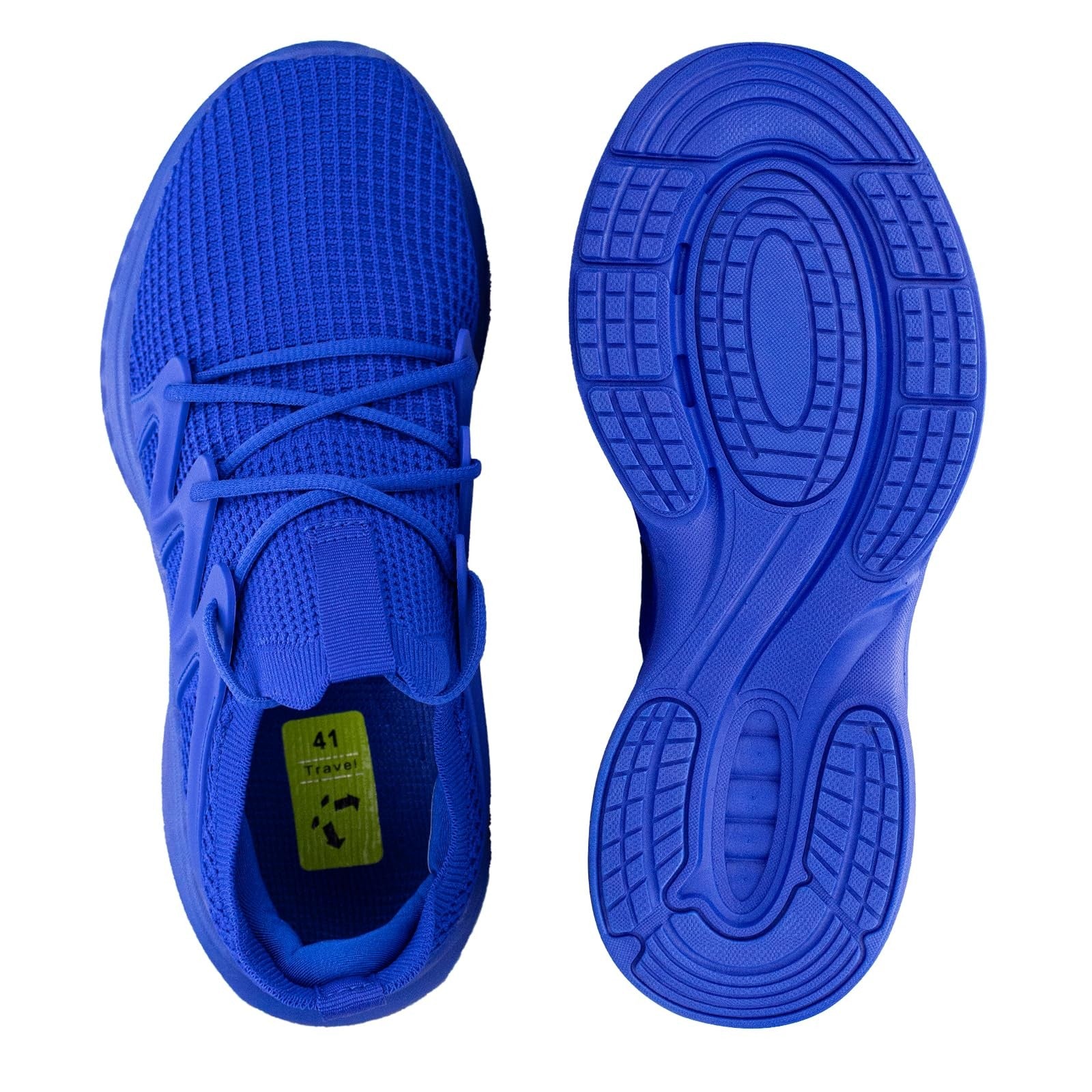 Light Blue Men's Slip-On Running Shoes 11 Pujcs Athletic Sneakers