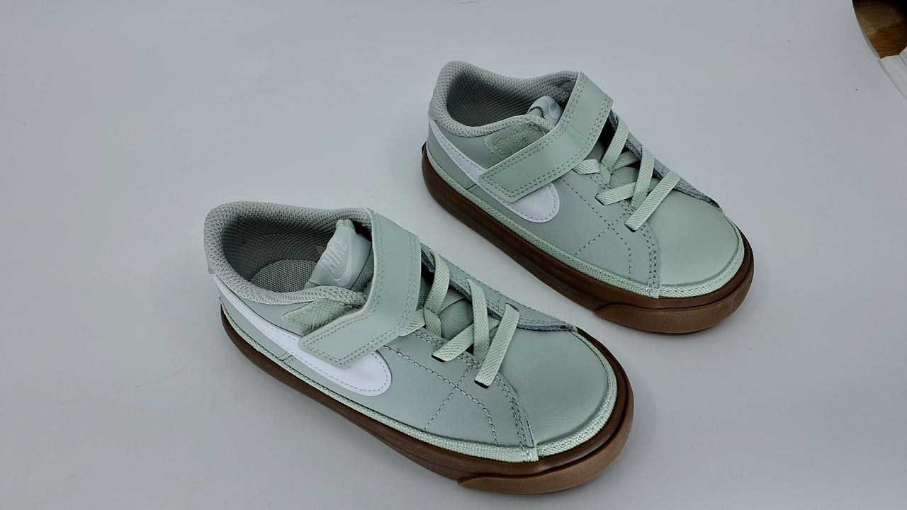 Nike Court Legacy Sneakers 9 US Unisex Light Silver/Gum Dark Brown