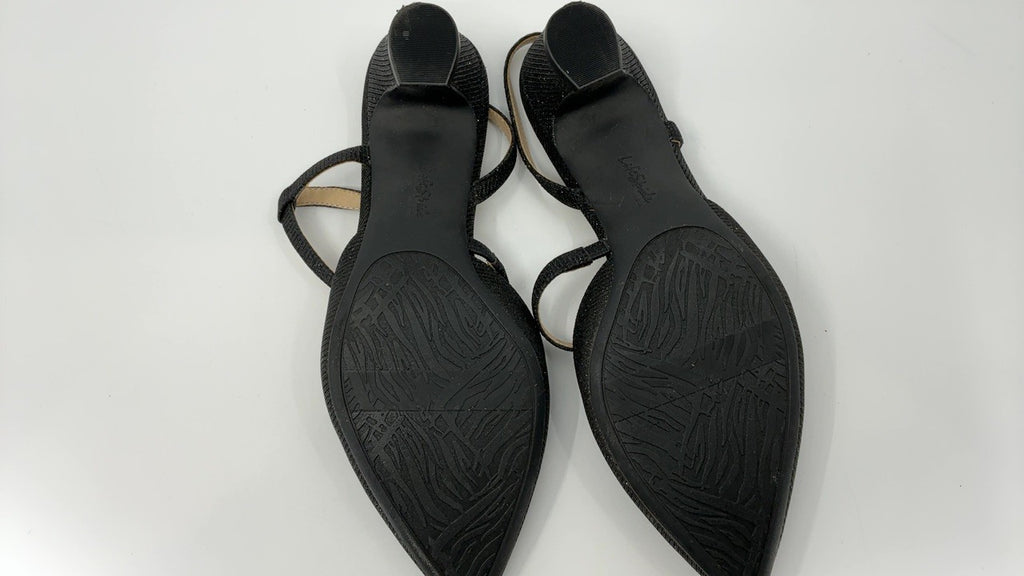 LifeStride Womens Minimalist Pump Black Shimmer 7.5 W