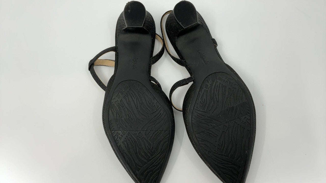 LifeStride Womens Minimalist Pump Black Shimmer 7.5 W