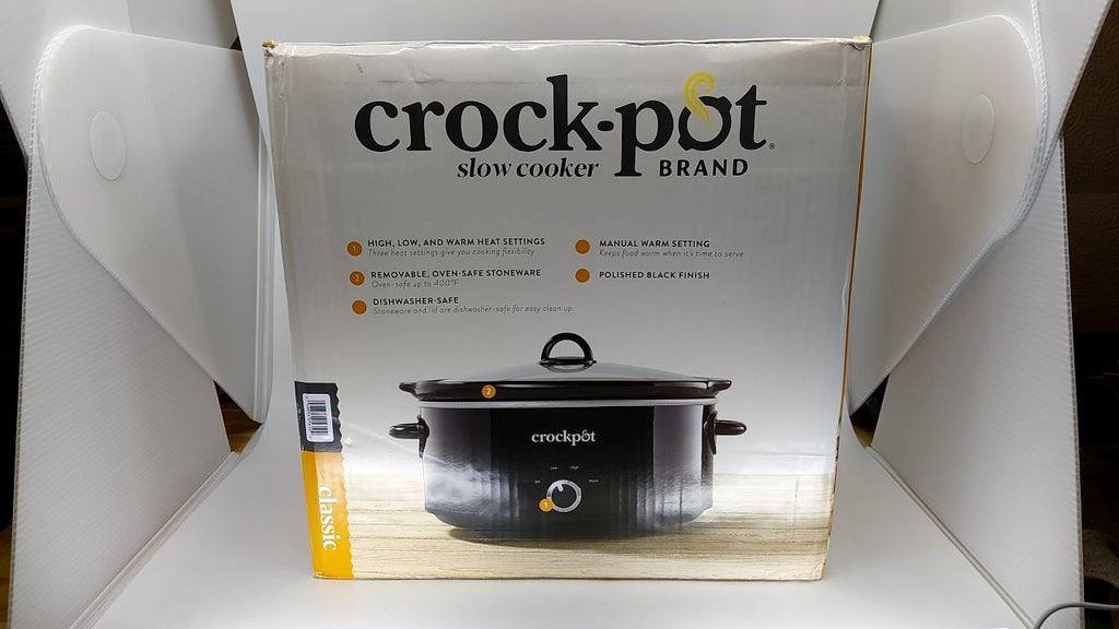 Crock Pot SCV700-B 7 Quart Black Oval Slow Cooker by Crock-Pot
