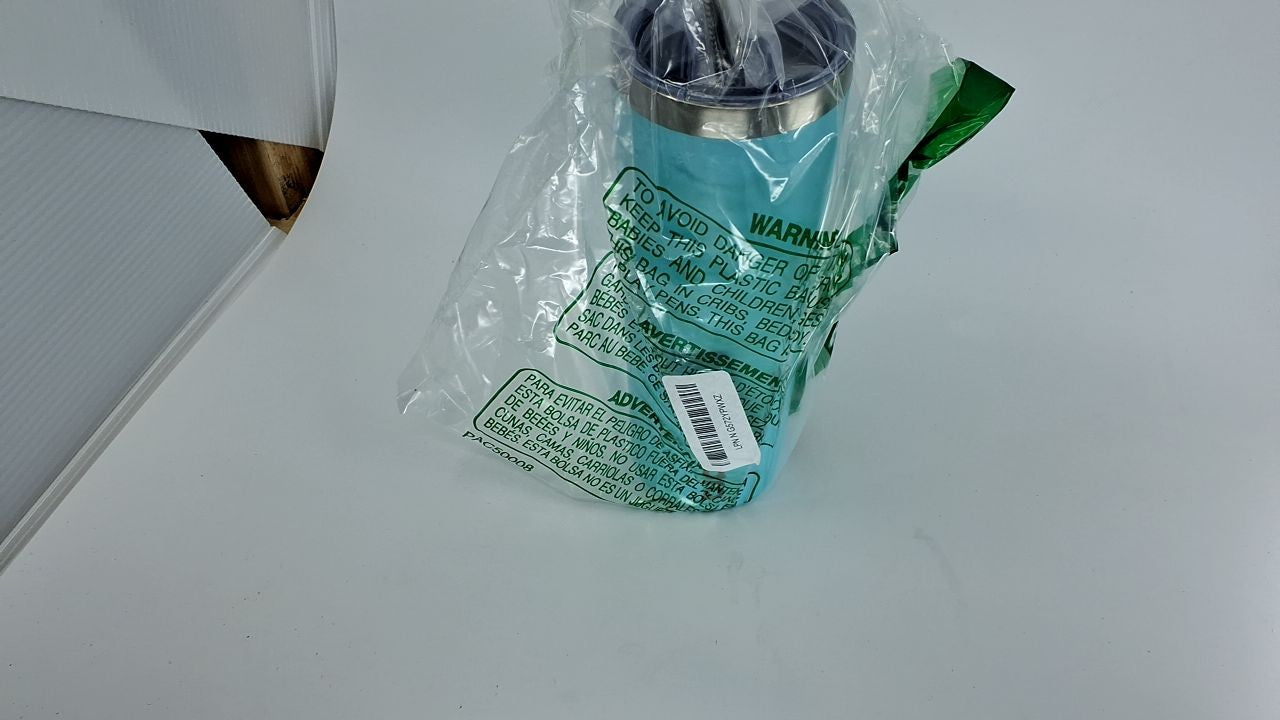 Turquoise 20oz Skinny Stainless Steel Coffee Tumbler - Vacuum Insulated