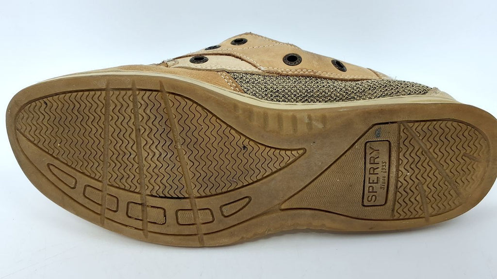 Sperry Women's Songfish 3-Eye Boat Shoe, Linen Multi, 8