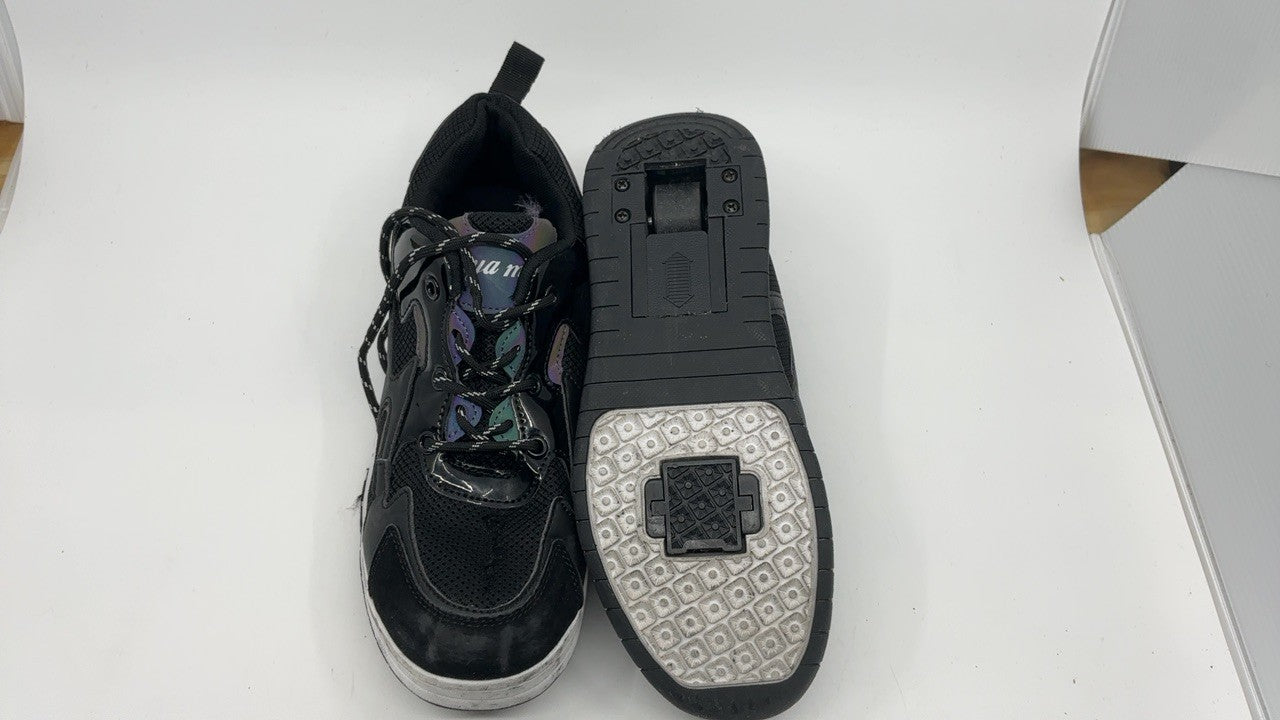 Black Roller Skate Shoes for Kids Size 6 Wooowyet Wheeled Sneakers