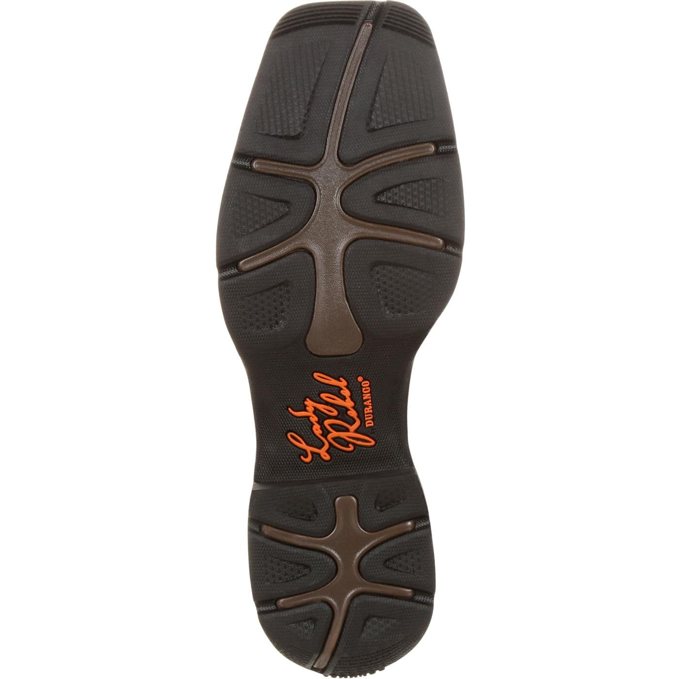 Durango womens Lady Rebel Work Western Boot, Briar Brown and Rusty Red, 8 US