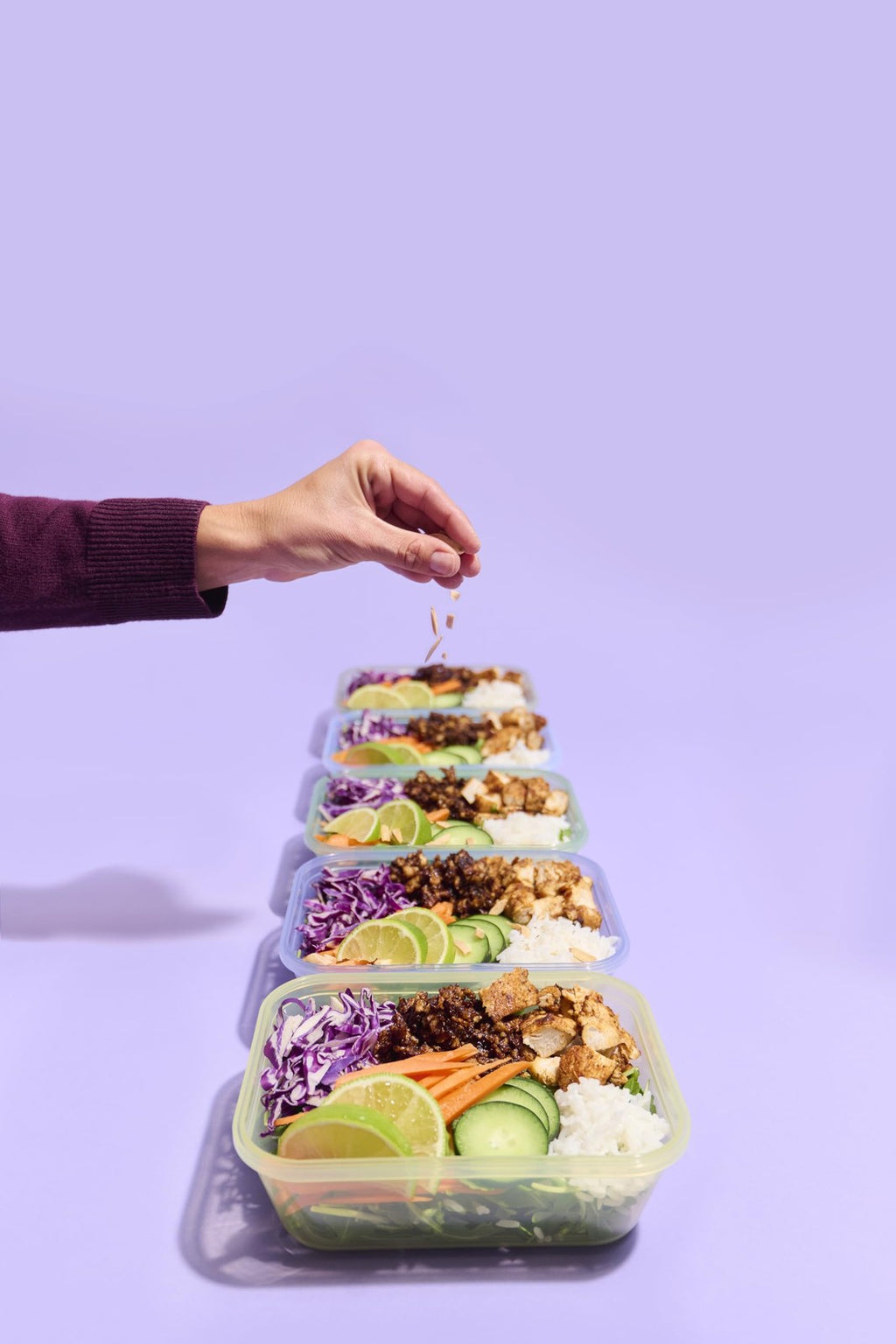 4.5 Cup Plastic Meal Prep Set, 10-Piece Ello Snap & Nest - Dishwasher Safe