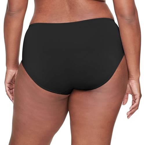 Warner's Smooth It Over Front-Smoothing High Waist Hi-Cut RT9021P Black