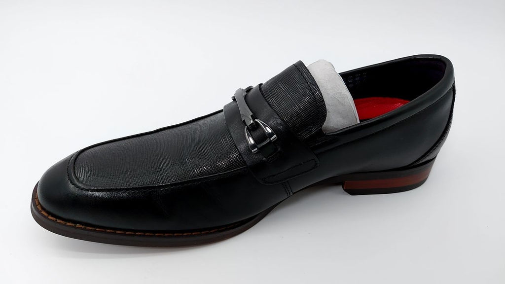 Stacy Adams Men's Kaylor Penny Slip-On Loafer, Black, 8M