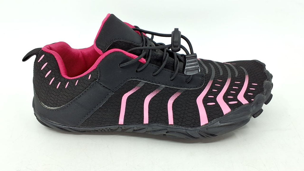 MIFAWA Barefoot Shoes Men Women Zero Drop Cross-Trainer 8W/7M Black Rose