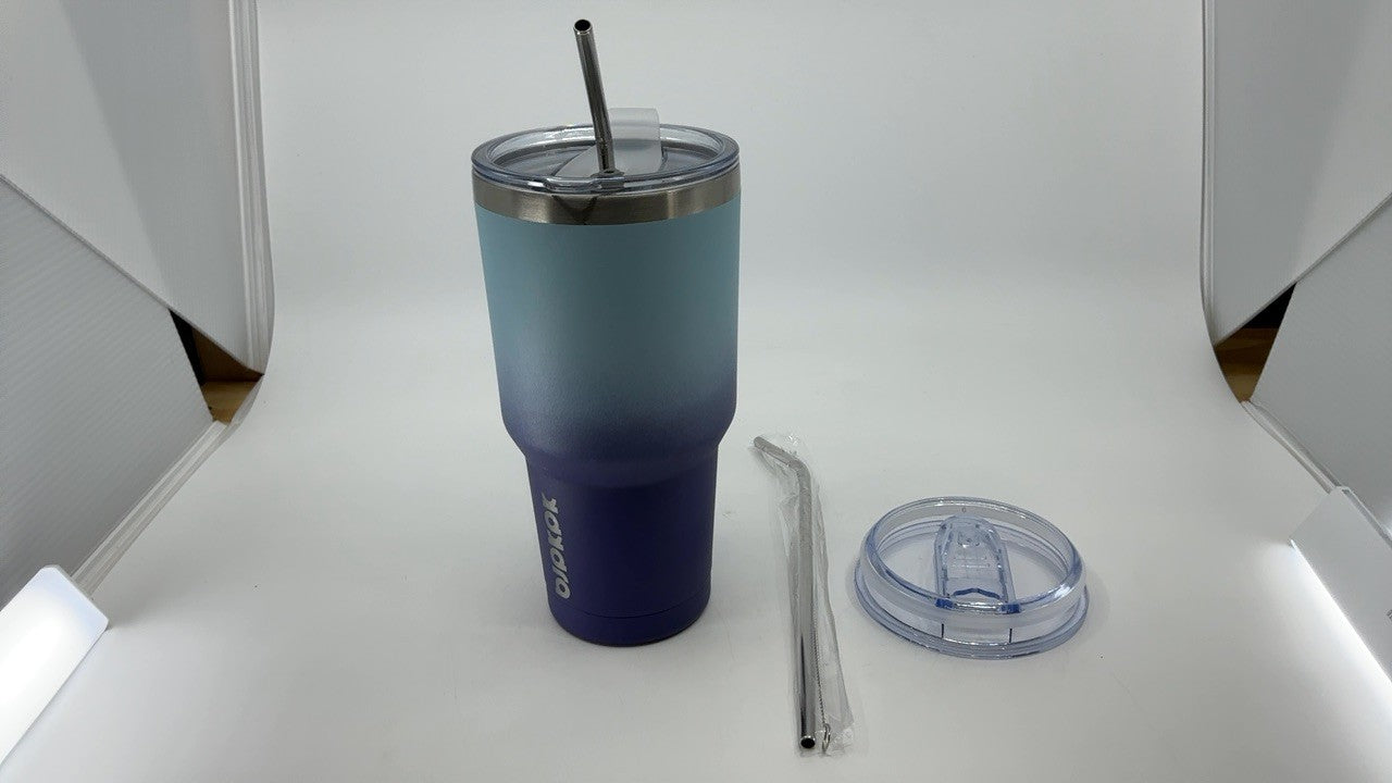 30oz Ocean Dream Tumbler - Stainless Steel, Vacuum Insulated, w/ Lid & Straw