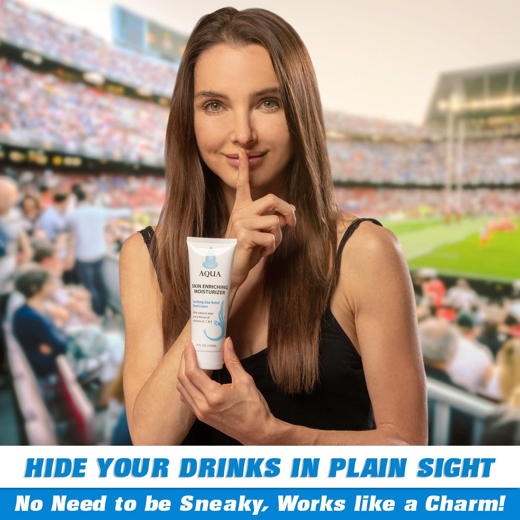 GoPong Hidden Lotion Flasks - 12 oz Alcohol Flasks w/ Funnels, 3 Pack