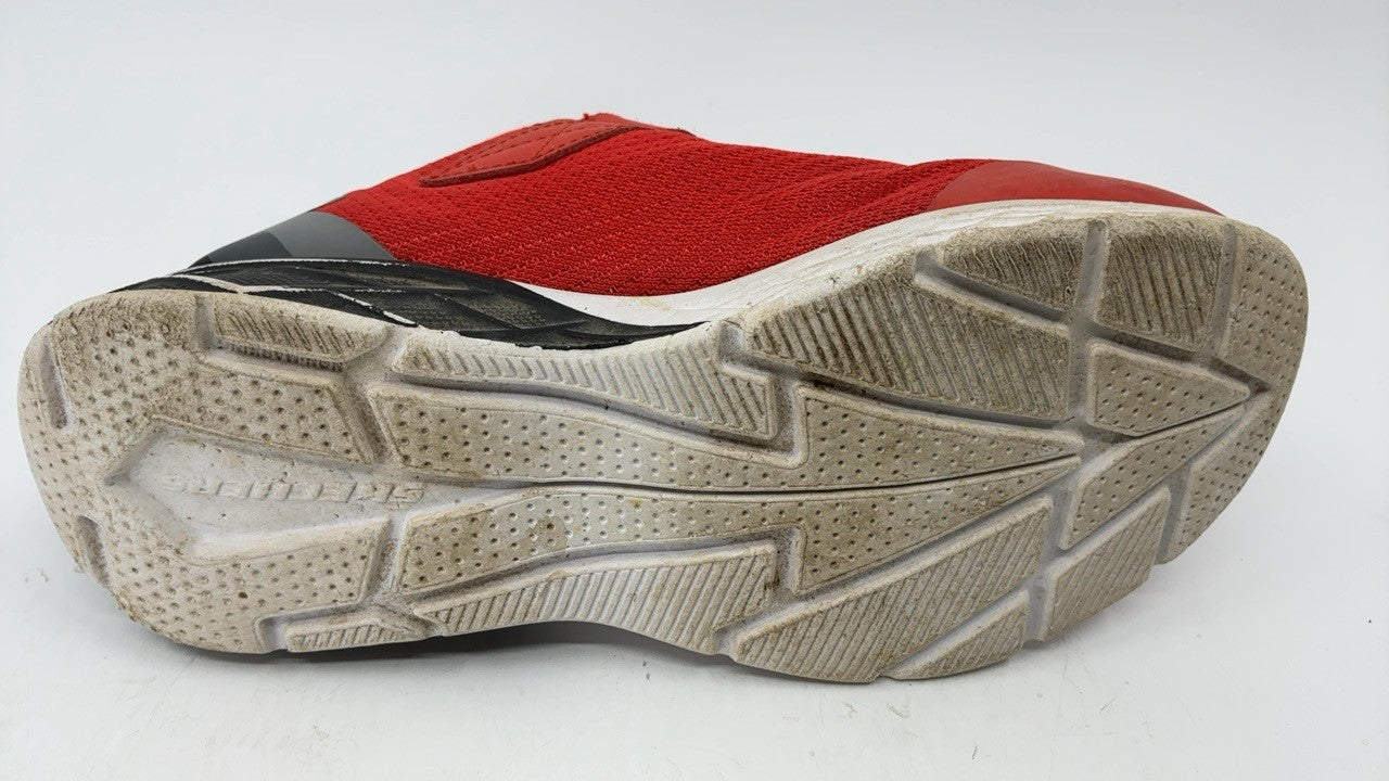 Skechers Kids Boys Microspec Max Ii Sneaker, Red/Black, 1.5, Little Kid