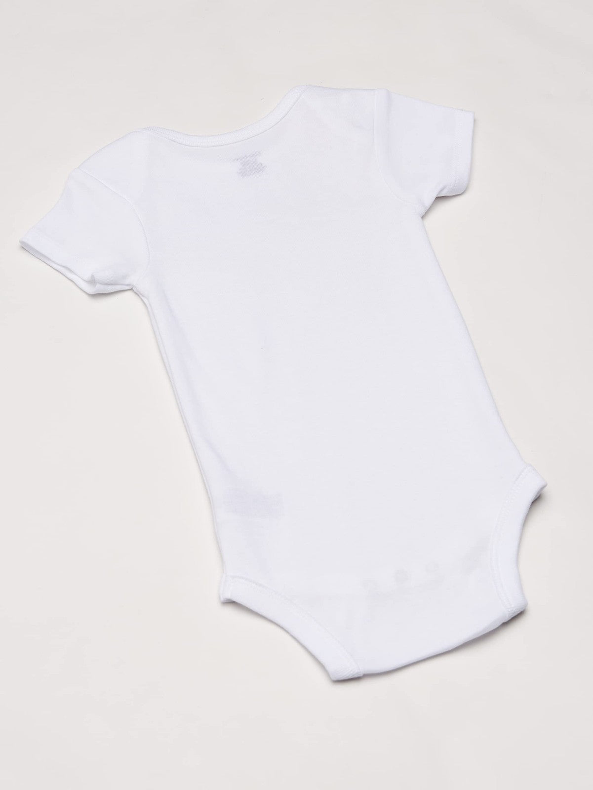 Gerber Baby 5-Pack Solid Onesies Bodysuits, White, 18 Months