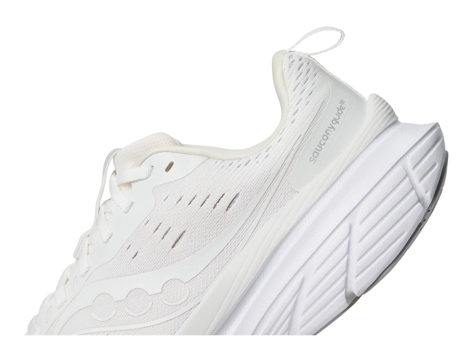 Saucony Men's Guide 18 Sneaker, Ivory, 10.5