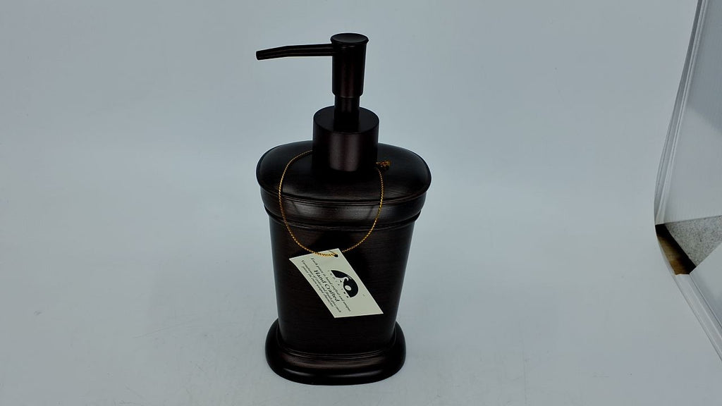 Marion Soap Dispenser Bronze Resin Lotion Pump for Bathroom Decor