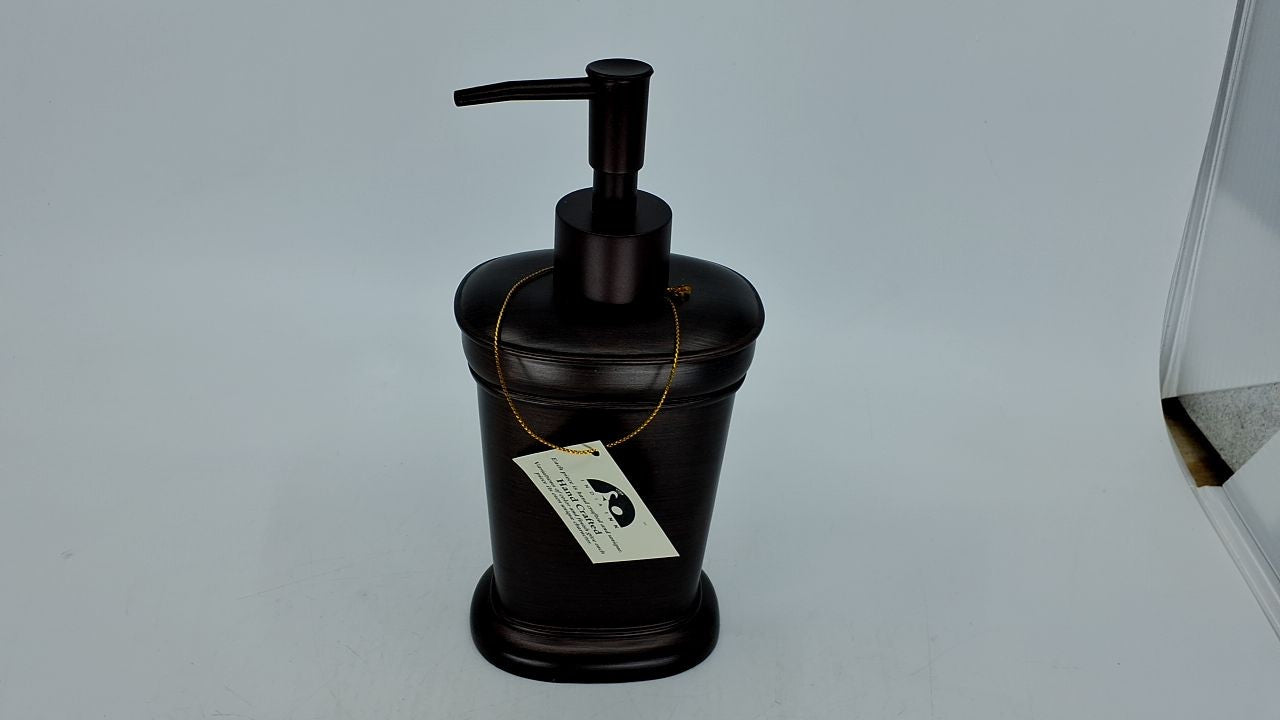 Marion Soap Dispenser Bronze Resin Lotion Pump for Bathroom Decor
