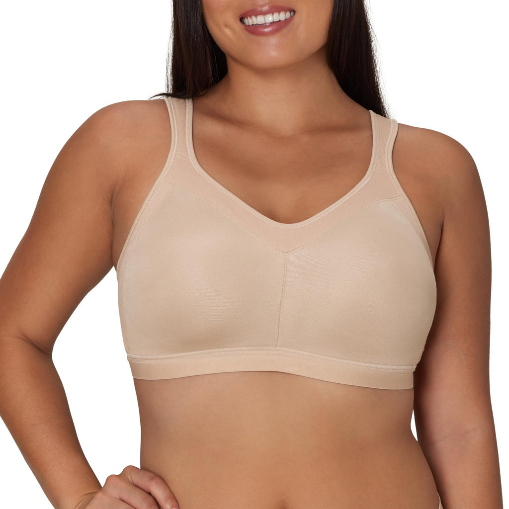 Playtex 18 Hour Wireless Bra, Seamless T-Shirt Style, 40DDD, Nude