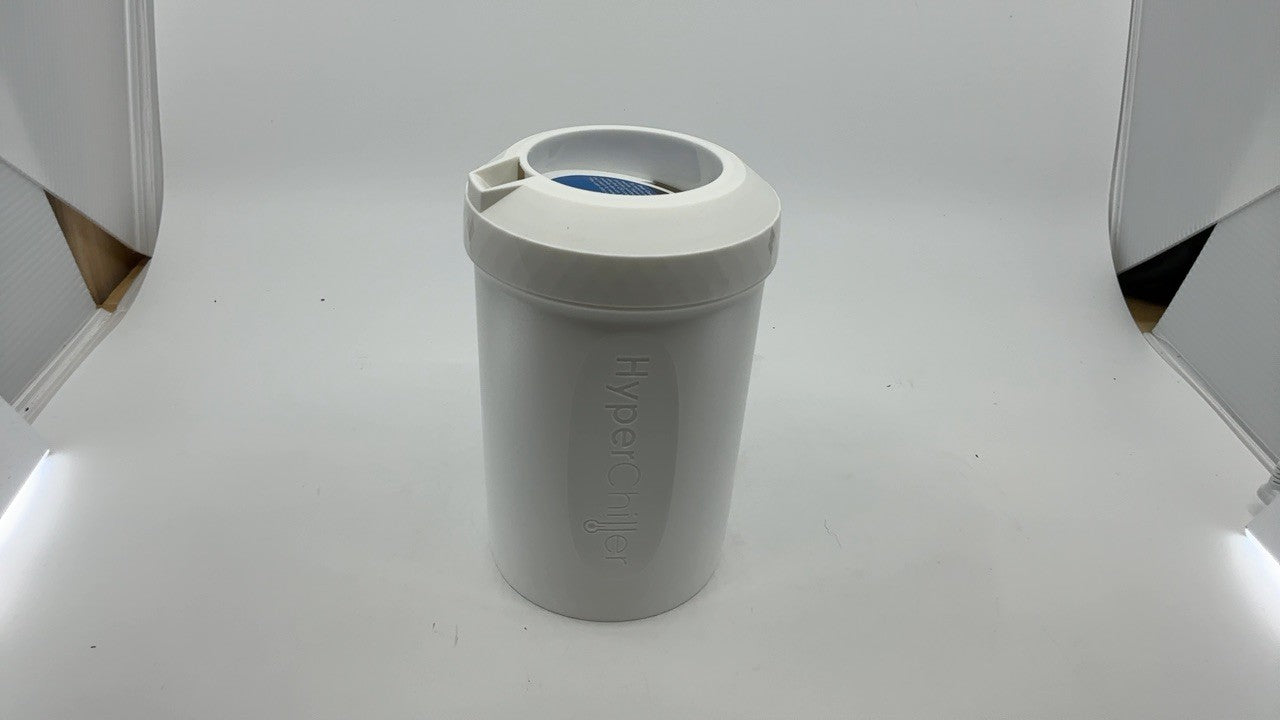 HyperChiller HC2W Iced Beverage Chiller, 12.5 Oz, White, Fast Cooling