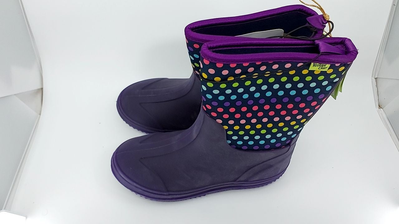 Western Chief Kid's Freestyle Neoprene Rain Boot, Multi, 4