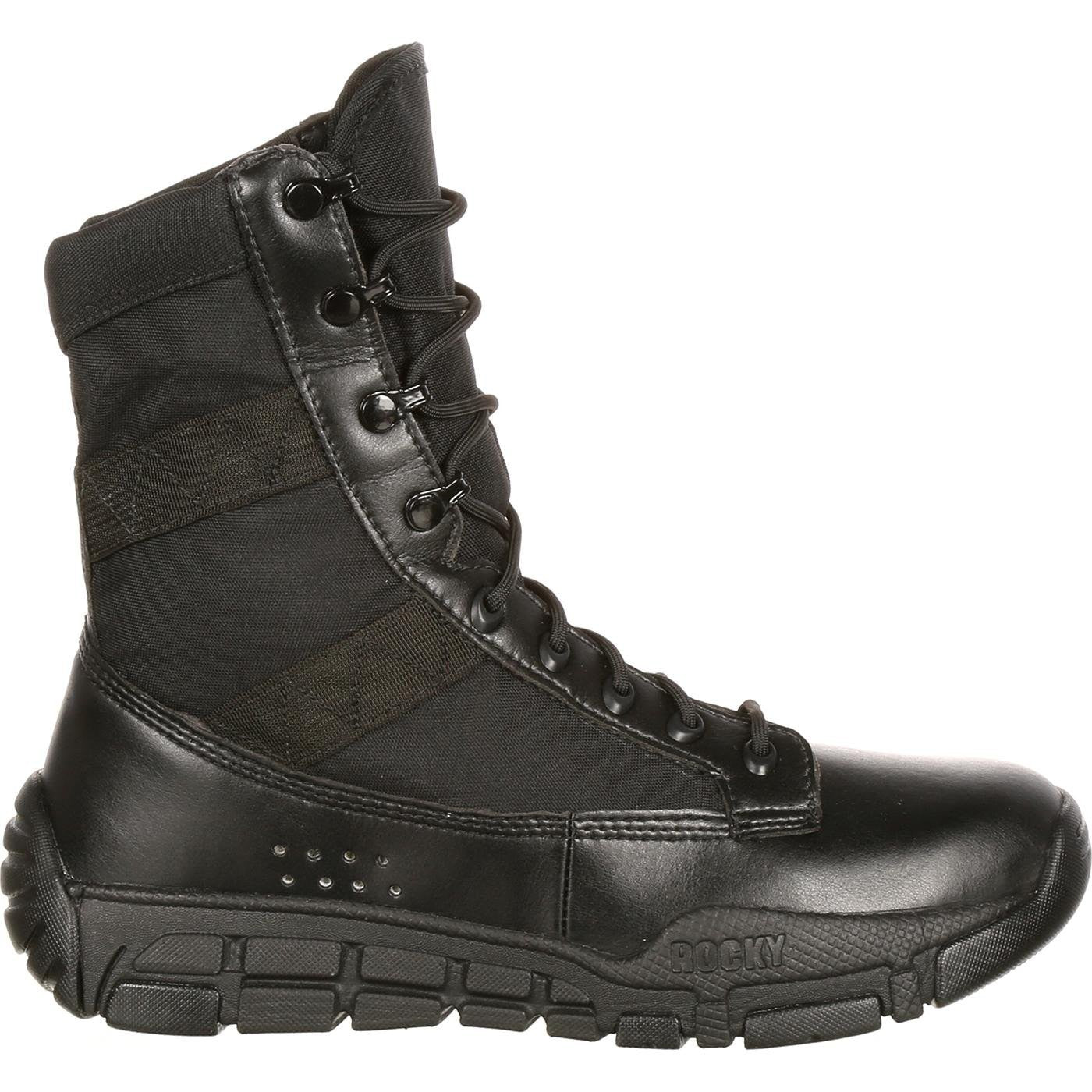 ROCKY C4T - Military Inspired Public Service Boot, Black, Size 6(M)